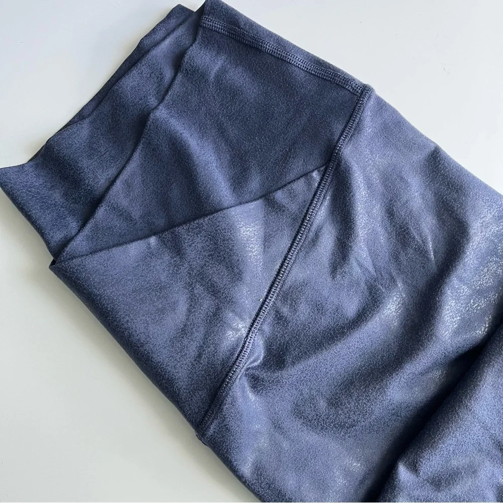 Offline Aerie • Navy Blue Crackle Crossover Leggings